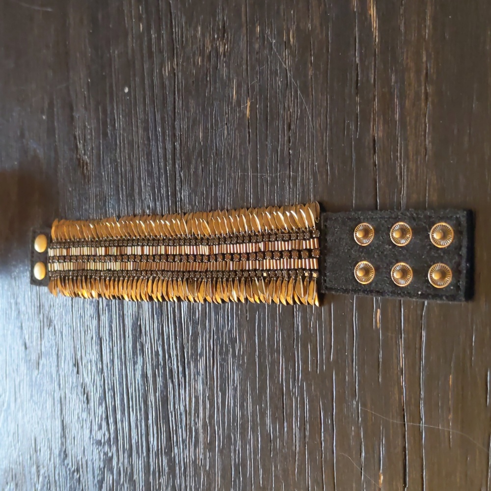 S&D Gold Rhinestone Bracelet - Picture 4 of 8
